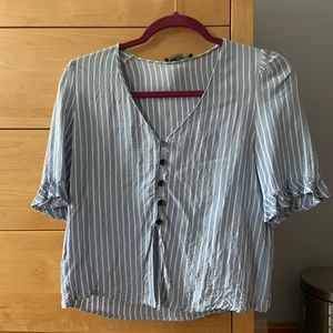 Cute Dressy Button-Up Blouse